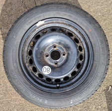 Dacia Sandero Mk2 2013-2016 15" Full Size Steel Spare Wheel Black