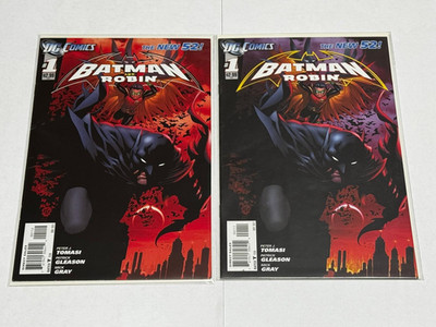 Batman & Robin- #1a & #1b -The NEW 52-Peter Tomasi-NM-2011-First & Second Prints