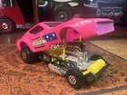 Vintage Mustang Dragster MATCHBOX SPEED KINGS K-38 GULPER Pink Drag Car 1970s
