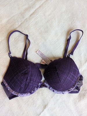 Victoria's Secret Purple Push Up Bra Sz 34B