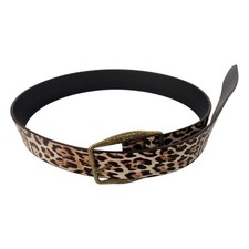Essential Leopard Pattern Belt Soft Comfortable Waistband Trendy Waistband