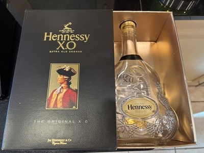 Hennessy XO Leerflasche mit Originalkarton | Display Sammler
