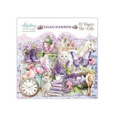 LILAC GARDEN 60pc Paper Die Cuts Ephemera Mintay Papers Scrapbook