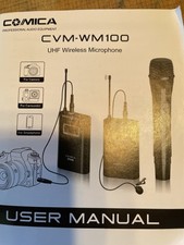COMICA WM100 UHF WIRELESS MICROPHONE