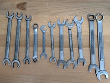 Vtg Craftsman Usa Sae Metric Combination Wrench Set Lot Of 12 Miscellaneous