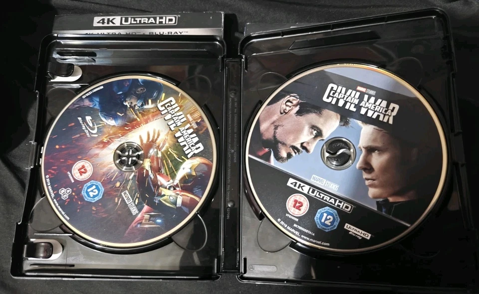 Captain America Bluray 4K Winter Soldier / Civil War - Image 4 of 4