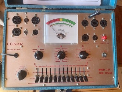 RCA 6JH6 Miniature Dual Triode Tube NOS Tested Strong On Conar 224