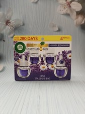 Air Wick Scented Oil Air Freshener Refills, Lavender Chamomile, 4 Refills