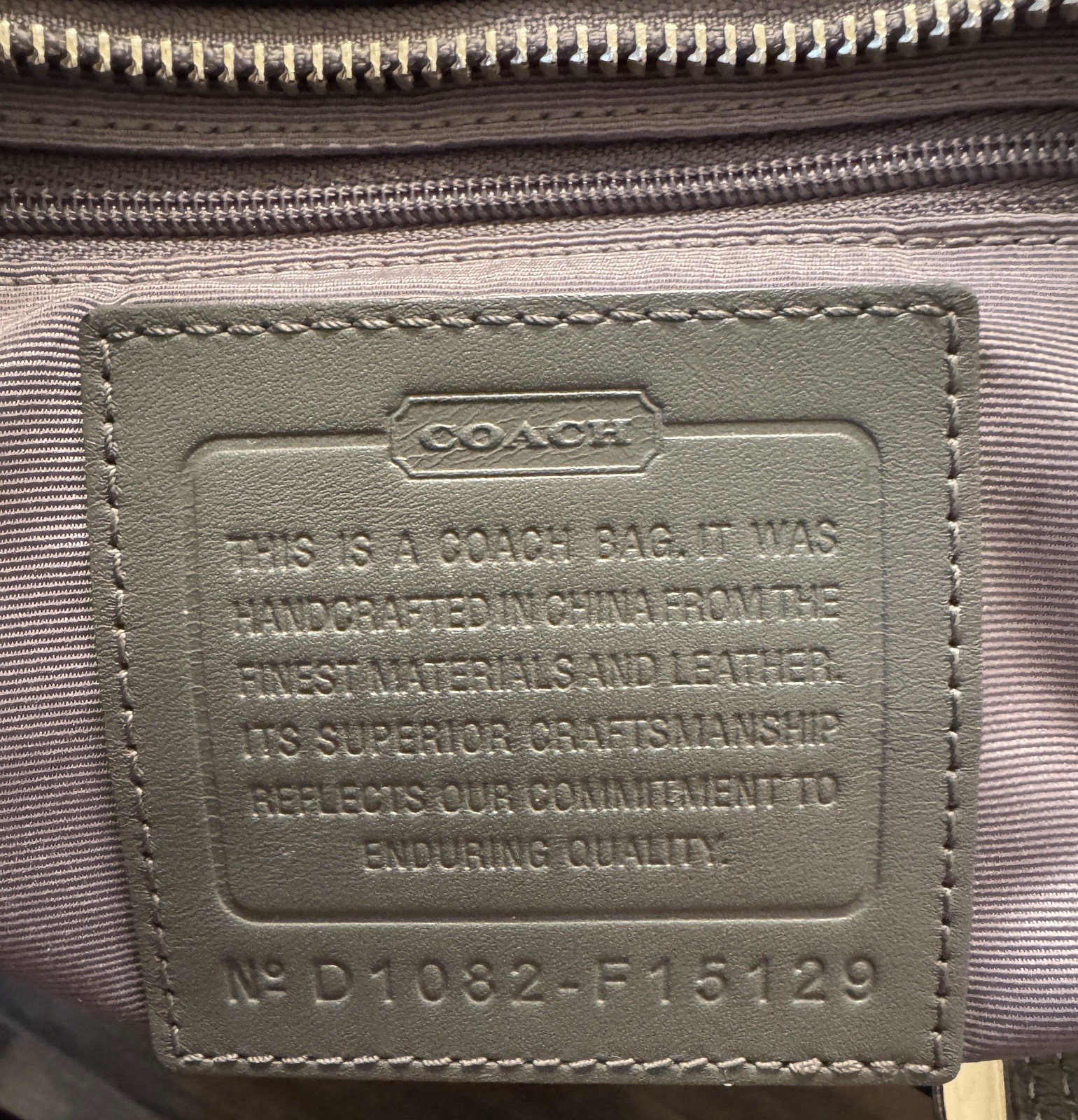 Coach Circle Mosaic Patchwork Madison Satchel Tot… - image 15