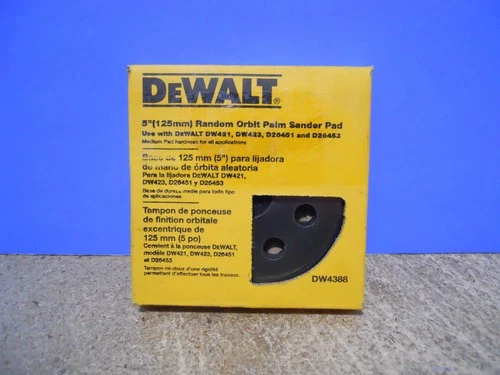 Genuine DeWALT DW4388 5" Inch 8 Hole Random Orbit Palm Sanding Pad