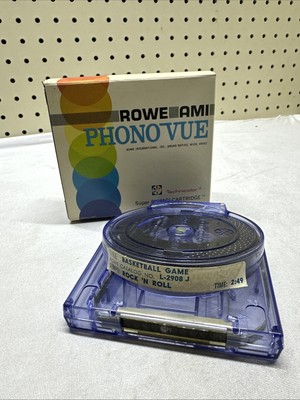ROWE AMI PHONOVUE SUPER 8 MAGI-CART ~ BASKETBALL GAME ~ VINTAGE COLLECTIBLE RARE