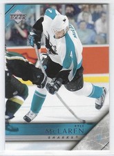 Kyle McLaren 2005-06 Upper Deck #160 San Jose Sharks