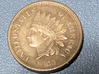 1863 Indian Head Cent Penny XF?