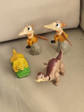 Land Before Time 4 Wind Up Toys '97 Burger King Promo Little Foot Duckie Chomper