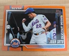 Juan Soto 2026 Topps Series 1 Celebration #242 Dugout Peeks Mets # /25 orange 👀