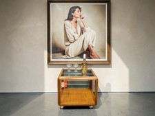 Vintage G Plan Teak Glass Cube Coffee Table Retro Mid Century Occasional MCM