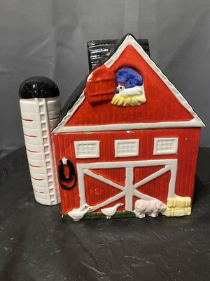 Barnyard Cookie Jar 2 Piece 