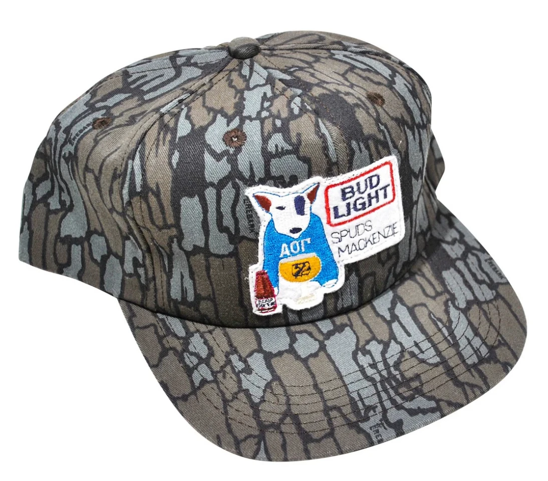 Miller Lite Beer Hat Cap Snapback Navy Blue Embroidered Logo ACME USA Made