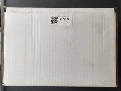 LabelTac LT701-C Indoor/Outdoor Vinyl Yellow 7'' x 75' comp with LT9