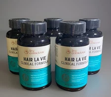 Hair La Vie Live Conscious Clinical Formula Growth 90 Count Exp 08/26 (lot of 5)