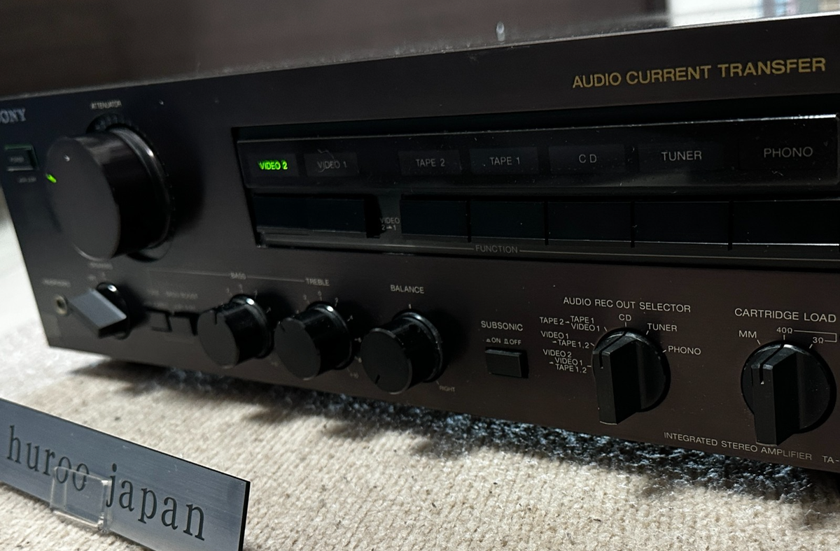 SONY TA-F333ES Integrated Stereo Amplifier AC100V 50Hz/60Hz Black
