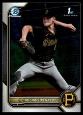 2022 Bowman Draft #BDC-176 Michael Kennedy Pittsburgh Pirates 1st Bowman