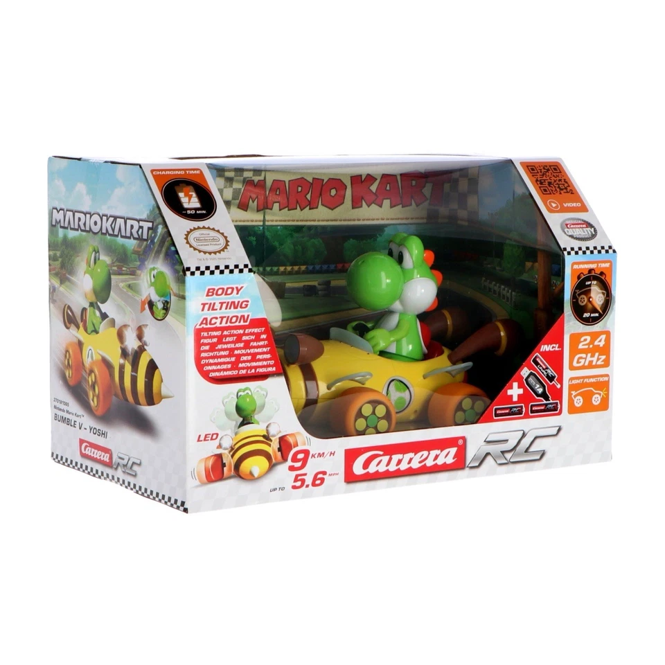 Carrera Super Mario 2,4GHz Mario Kart™ Bumble V, Yoshi Auto Neu - Bild 3 von 4