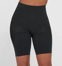 Spanx Sz S Very Black Shaping High Waisted Mid Thigh Short Style 10125R NWT