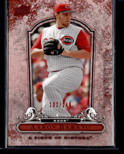 2008 UD A Piece of History Red #28 Aaron Harang SERIAL # 132/149