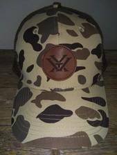 New Vortex Optics Trucker Hat - 1/2 Camo Hunting Rifle Gun Scopes Mens Patch Cap
