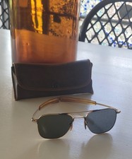 Vintage American Optical AO 1/10 12KGF 5 1/2 Pilot Aviator Sunglasses