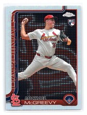 2025 Topps Chrome #29 Michael McGreevy Lightboard Logo Base Variations