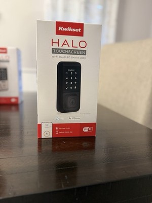 Kwikset HALO  Touchscreen Wi-Fi Enabled Smart Lock - Matte Black - Brand New 