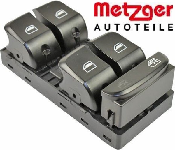 Metzger 0916257 Schalter FüR Fensterheber Schalter Fensterheber FüR Audi-image
