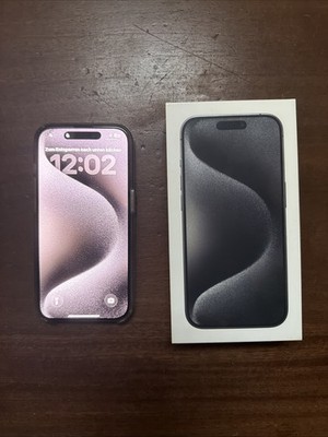 apple iphone 15 pro 128gb titan schwarz