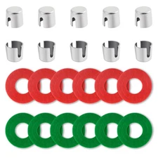 10PCS Battery Post Shims with 12PCS Felt Washers,Battery Terminal Shim for Re...