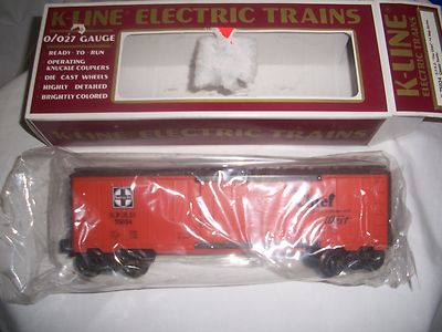 O SCALE K LINE TRAINS REEFER CAR S.F.R.D. K-75034 THE CHIEF MAP SERIES #4 1991