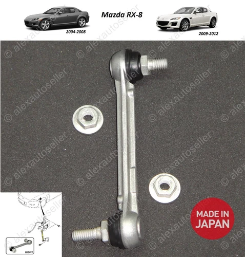 Front OEM headlight height level leveling sensor link Mazda RX-8 RX8
