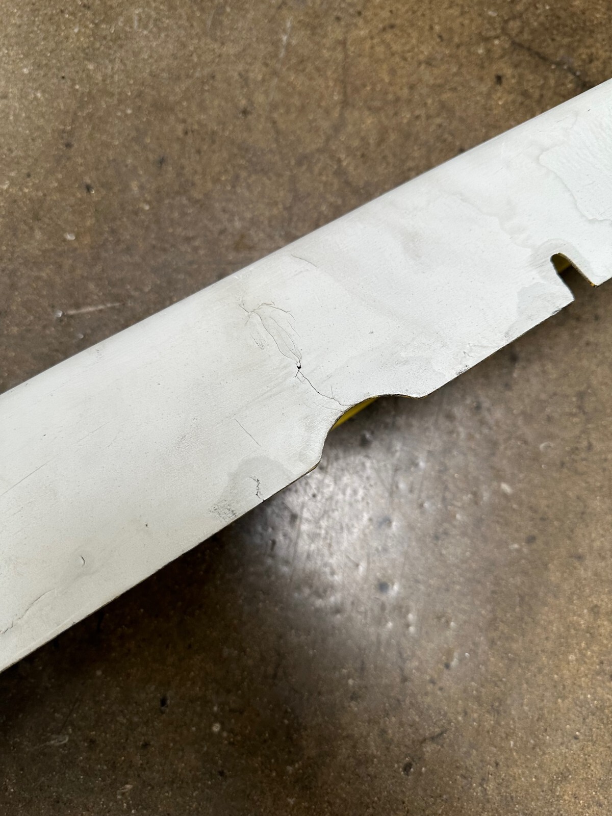 Ferrari 348, RH, Rocker Panel, Side Skirt, Prior Repair / Damage,  P/N 62065900