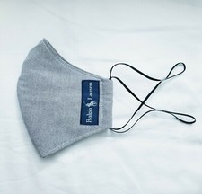 Handmade Repurposed Ralph Lauren Adult Cotton Face Mask