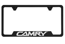 Toyota Camry Black License Plate Frame