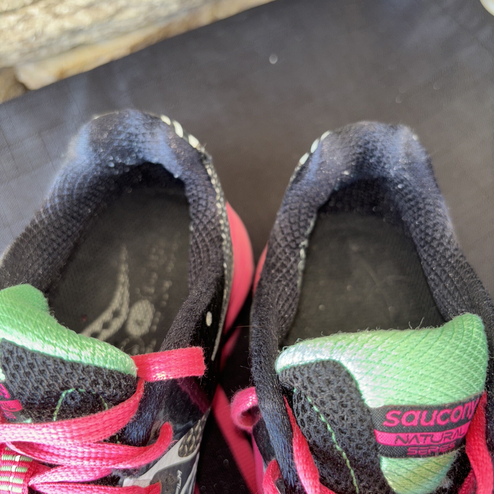 Saucony Mirage 4 Women's Size 6.5 Black  Pink & White Running Sneakers thumbnail 15