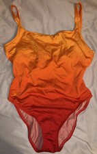 RARE vintage NEW 1980  s Speedo Women  s Size 14 lycra One-piece Sunset swimsuit