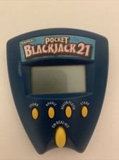 Radica Pocket Blackjack 21 Handheld Electronic Game Vintage 1999 Tested