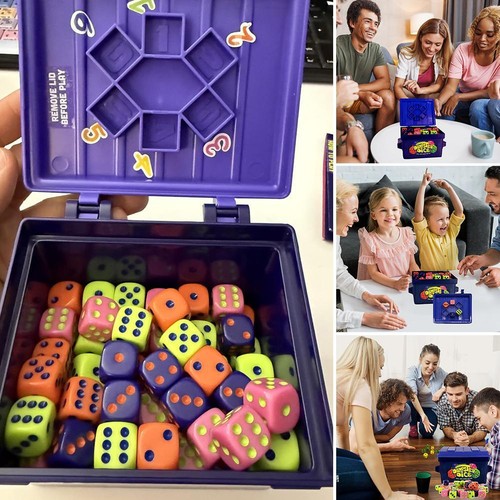 Juego de dados familiares de ritmo rápido portátil reuniones de viaje ocio y entretenimiento