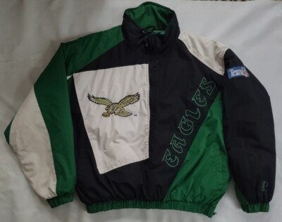 VTG PRO PLAYER PHILADELPHIA EAGLES 1/2 ZIPP PULLOVER WINTER JACKET