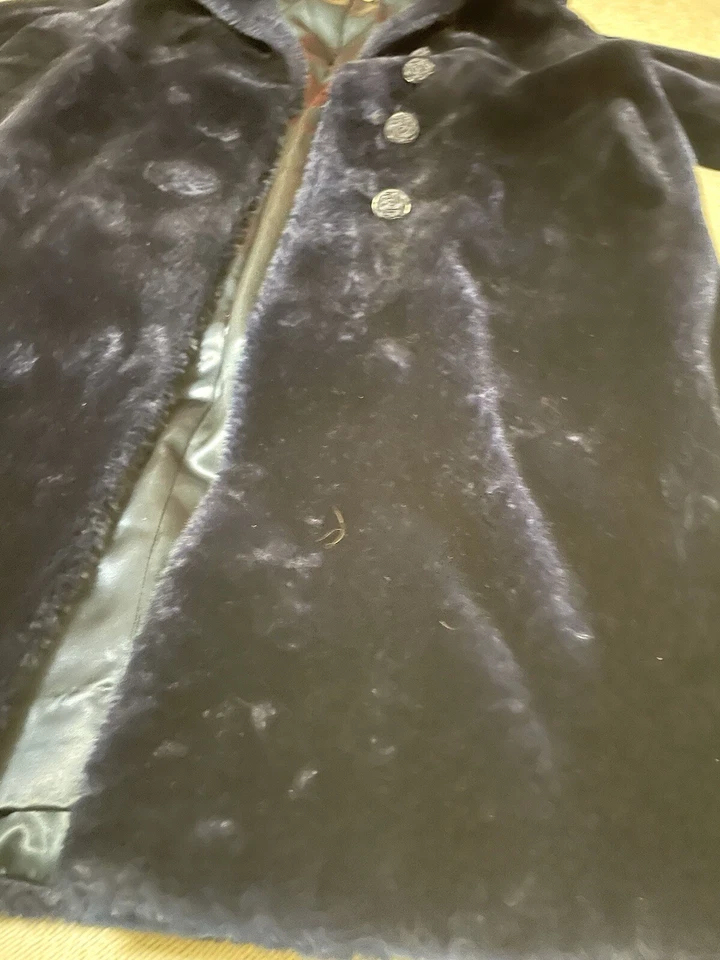 Abrigo de piel de organa azul vintage Hagen’s house of fashion ver fotos usado en excelente estado Foto 3 de 4