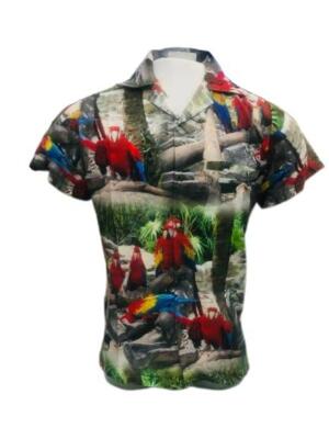 KIKLO HERREN HAWAII HEMD HIRSCH STRAND HAWAII ALOHA SOMMER URLAUB AUSGEFALLEN DIGITAL