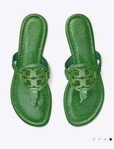 tory burch green sandals
