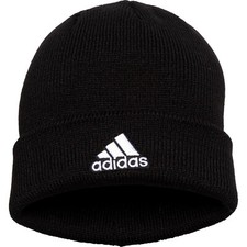Adidas Youth Team Issue Fold Cuffed Beanie Boy/Girl Black Hat One Size